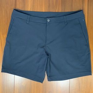 Lululemon Men's Commission Short 7" Warpstreme - Obsidian - Size 38